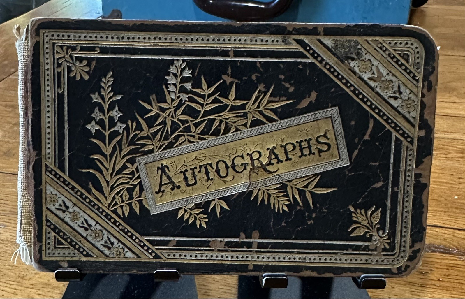 1888 NJ Antique Autographed Album Historical Family Signatures. Osbornes,Havens…