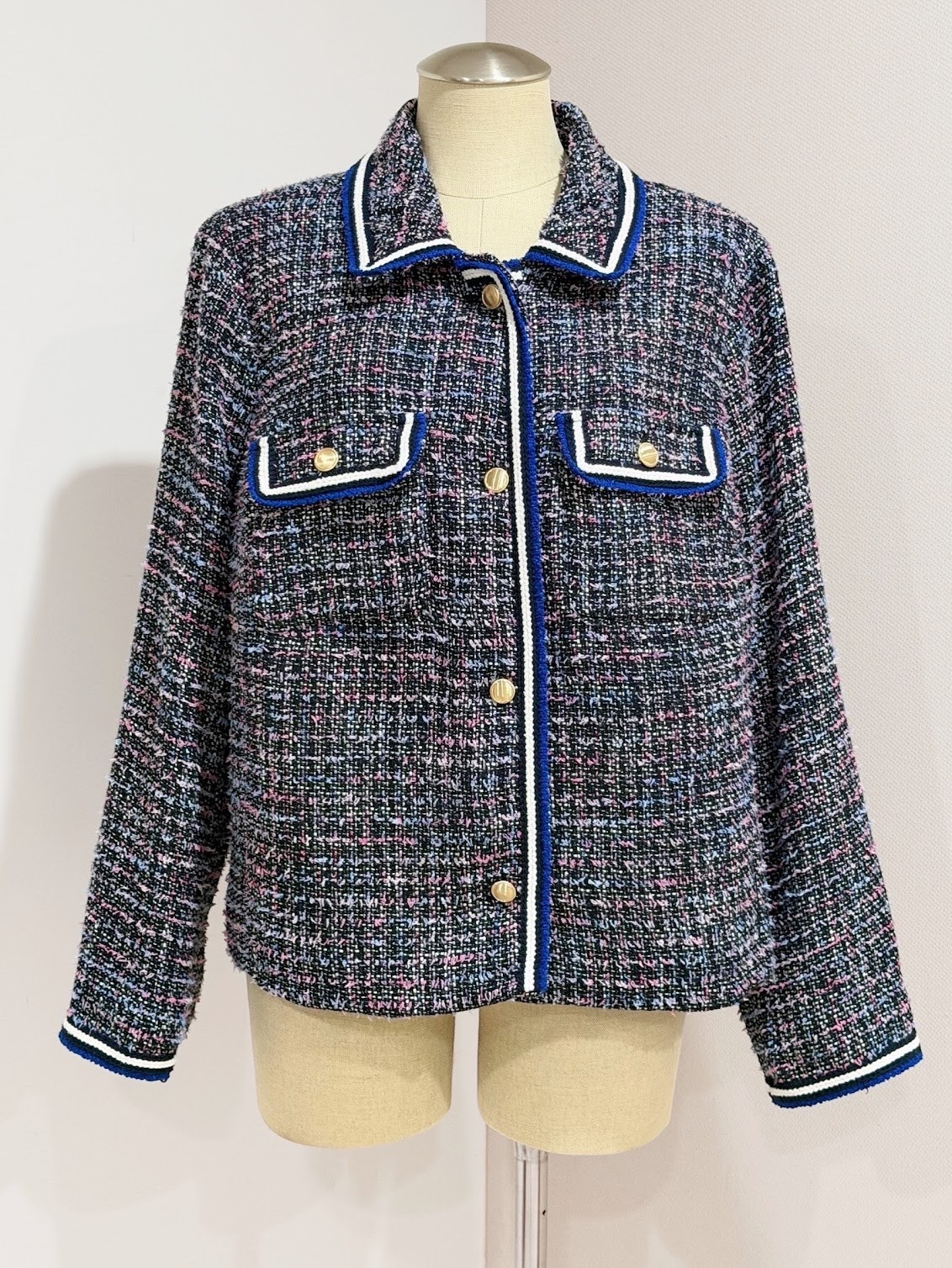 Talbots Women's Breeze Tweed Blazer Jacket Plus Size 16W NWT