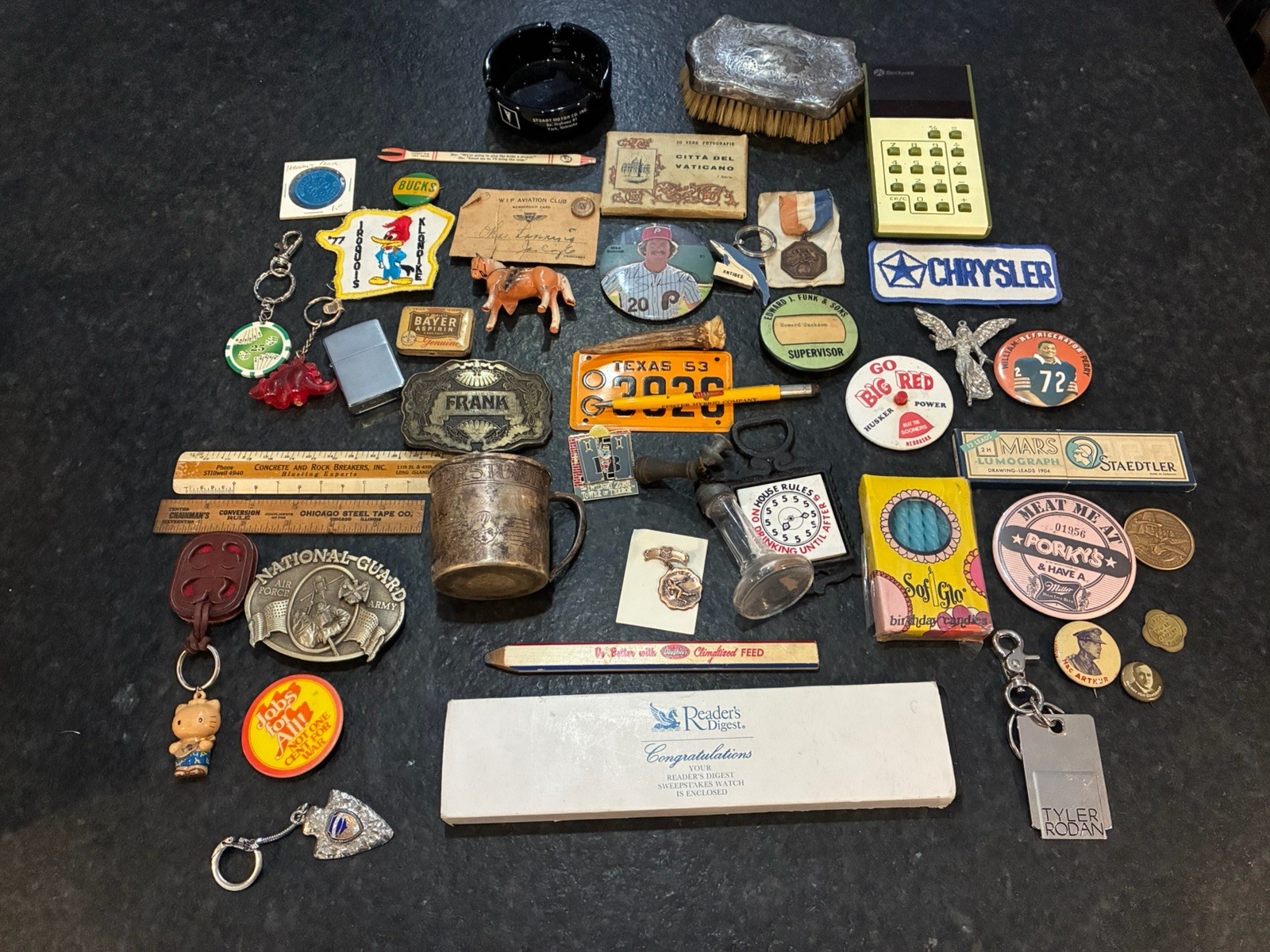 Vintage Large Junk Drawer Lot Vintage Large Junk Drawer Lot