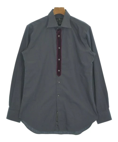 ETRO Men\'s Gray Casual Shirt 100% Cotton Size L Vintage Used (Ages 14+)