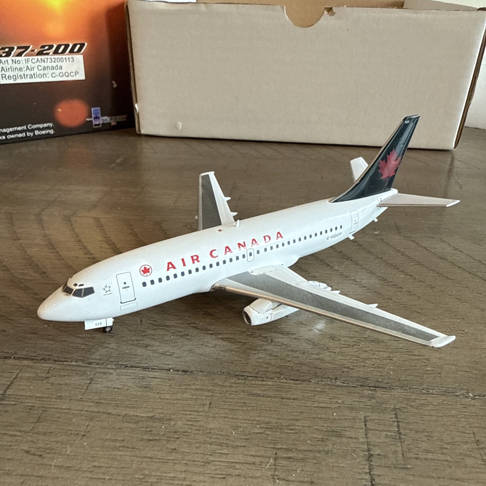 1:200 Inflight 200 Air Canada 737-200 C-GQCP #25 of #45 made Airplane Model RARE