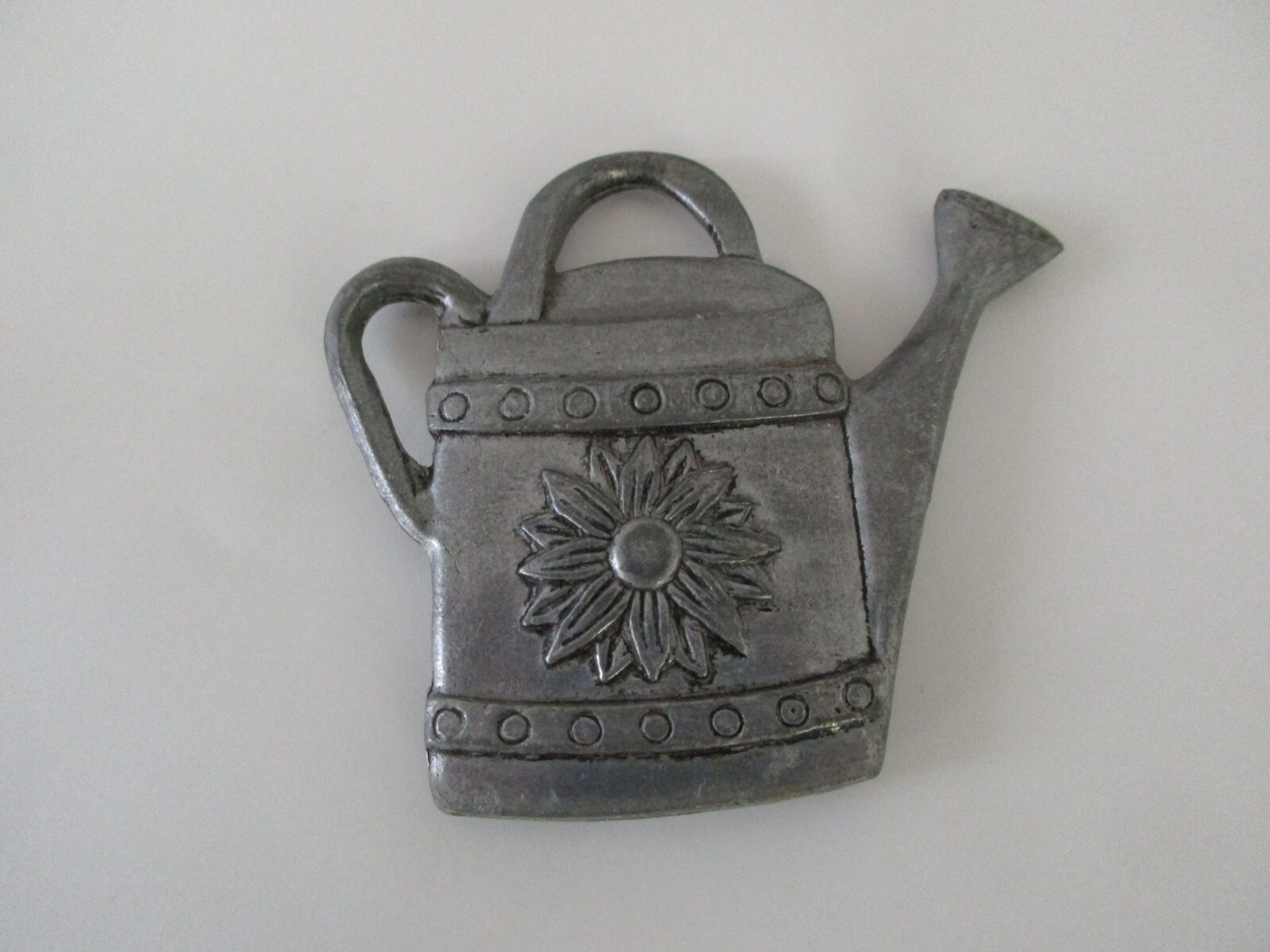 Pewter Watering Can Decor