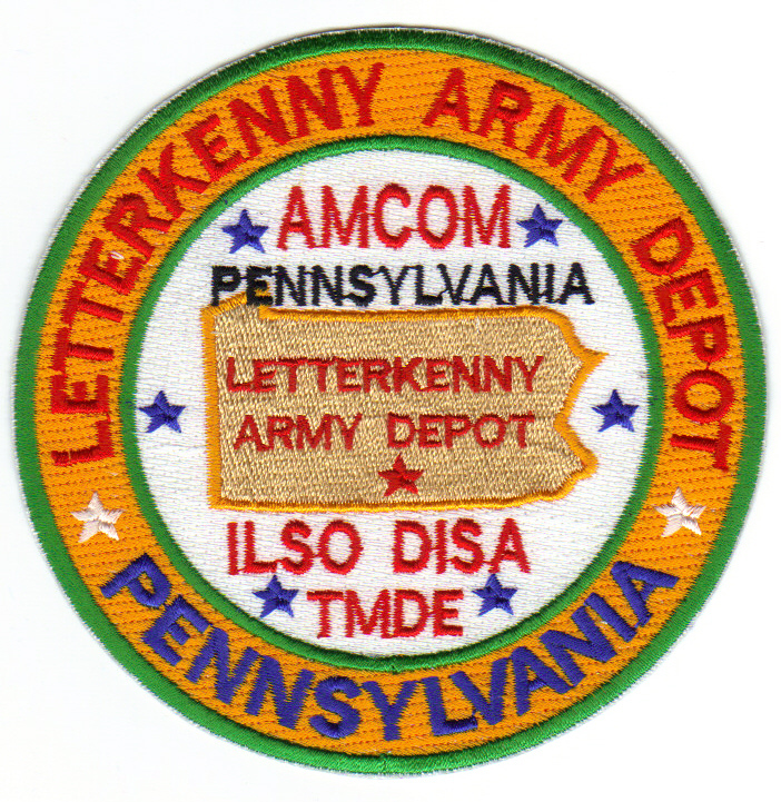US ARMY POST PATCH, LETTERKENNY ARMY DEPOT, PENNSYLVANIA                       Y