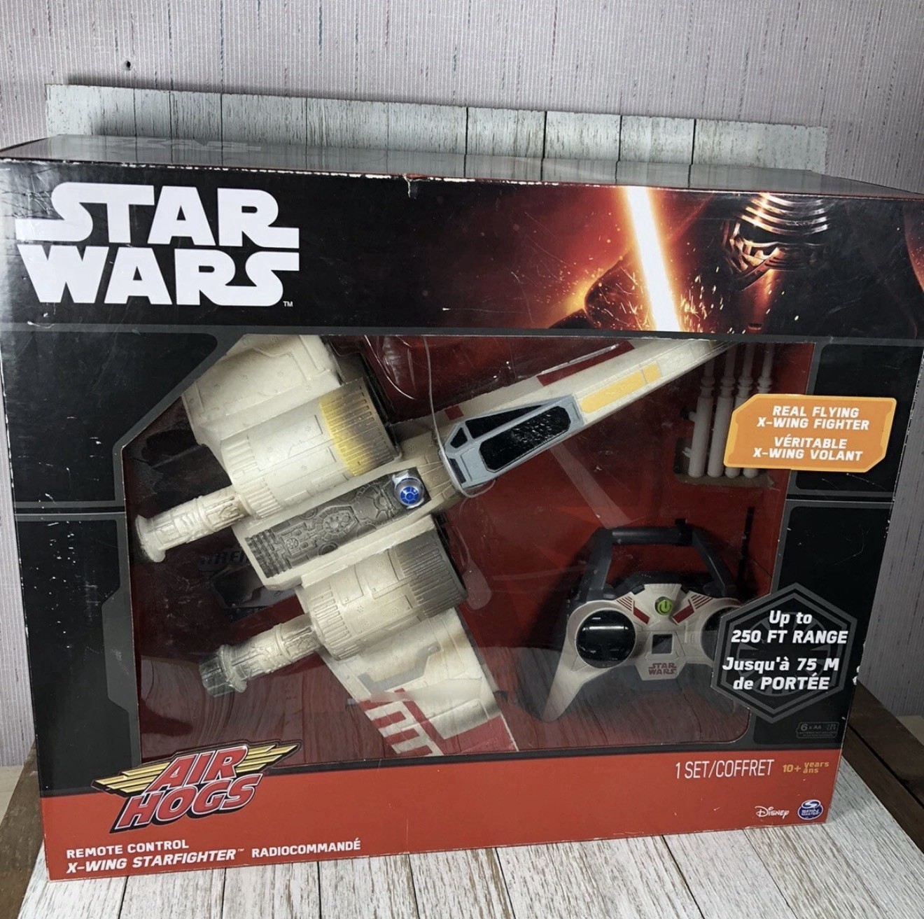 Star Wars Air Hogs Remote Controlled X Wing Starfighter Radio Command New in Box
