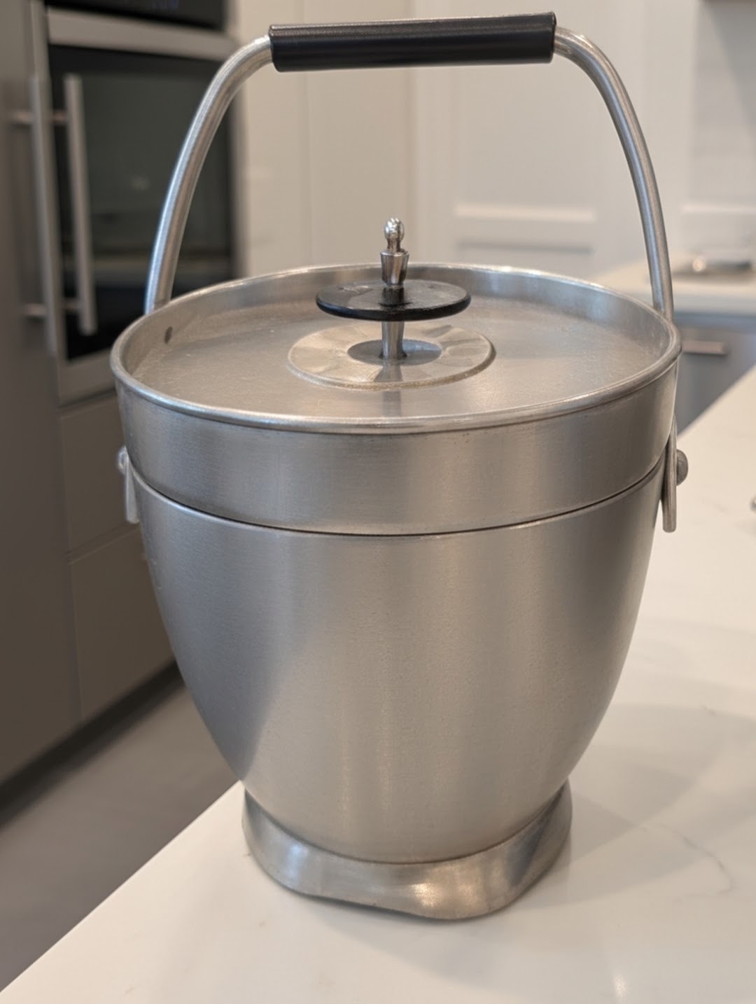 Vintage Mid Century Kromex Aluminum Ice Bucket Excellent