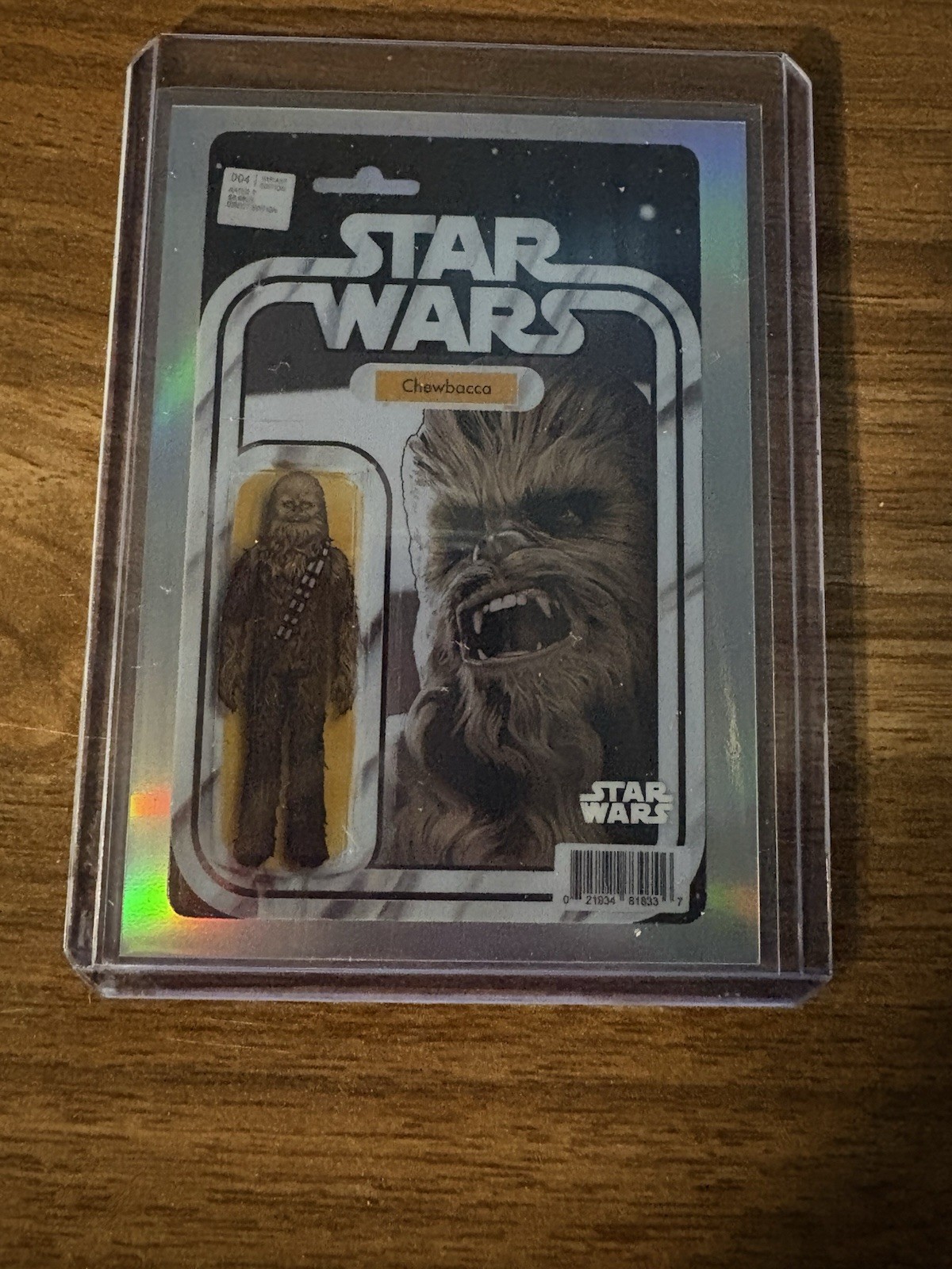 Chewbacca 2026 Topps Chrome Star Wars Comicfractor Case Hit SP Refractor
