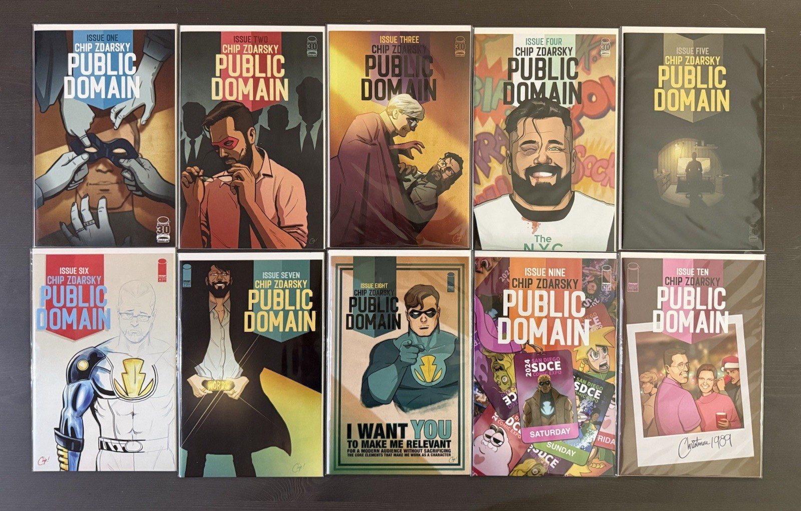 Public Domain #1-10 (Complete Image 2022 Series) VF/NM  Chip Zdarsky