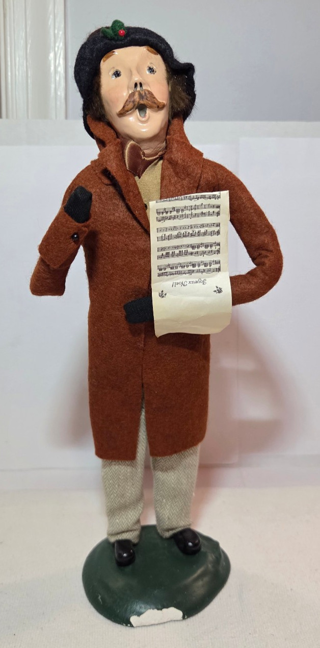 1985 Byers Choice The Carolers Victorian Man w Music Sheet - 13\