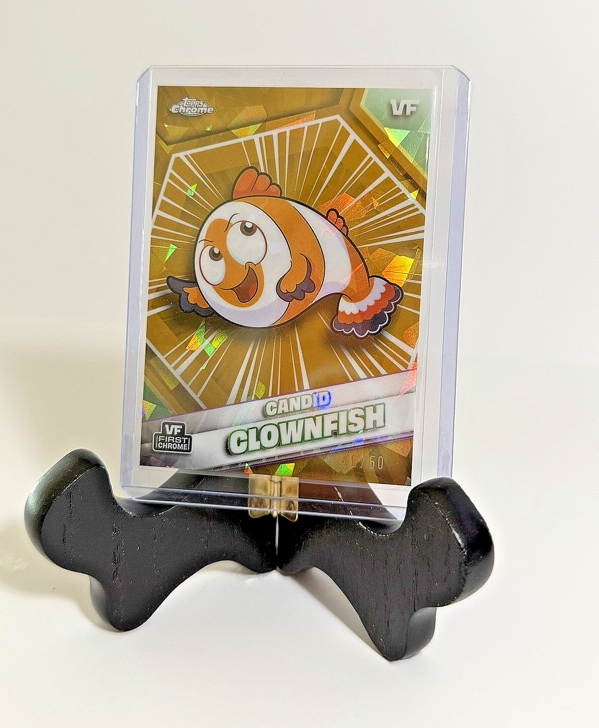 🔥 CANDID CLOWNFISH /50 SAPPHIRE 🔥 Topps 2026 Chrome Sapphire VeeFriends First
