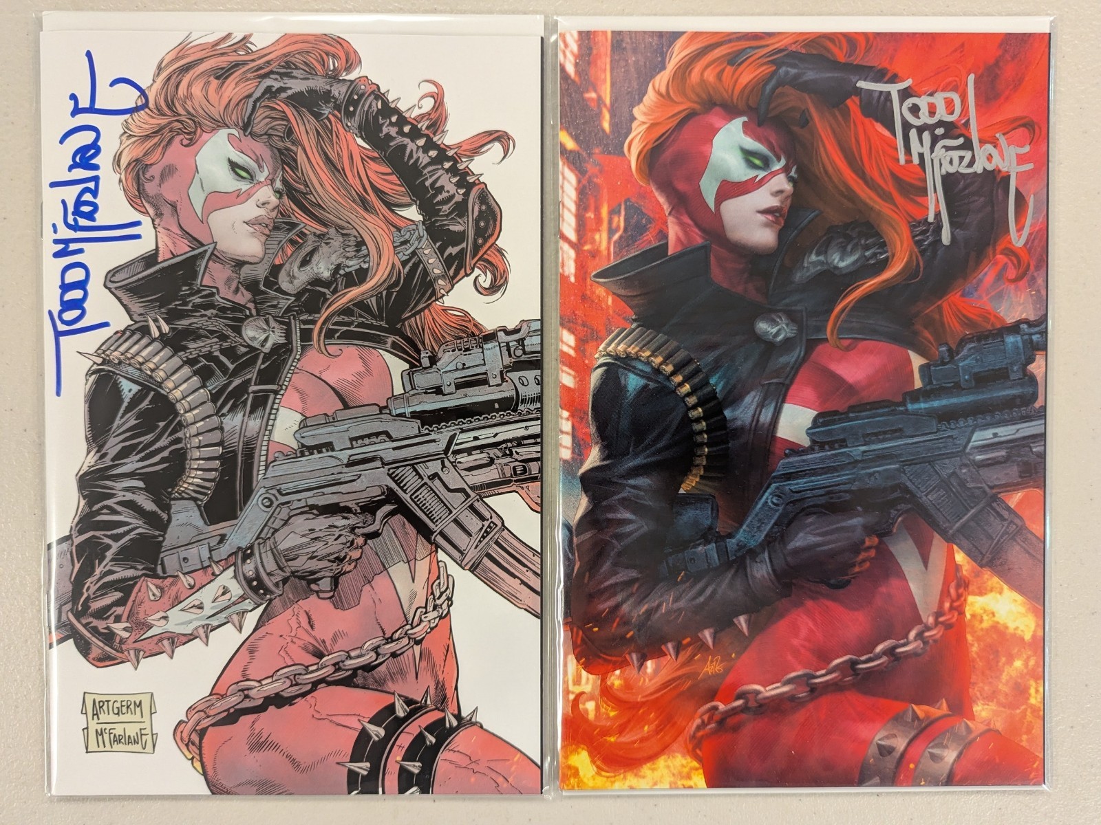 Deadly Tales Of Gunslinger Spawn #16 SDCC Artgerm Exclusive -- Signed By...