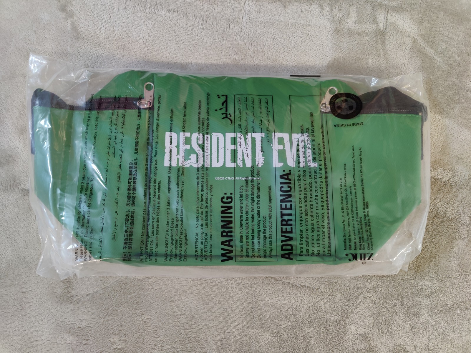 In Hand AMC Resident Evil 2026 Popcorn Bucket Insulated Medical Courier Bag In Hand AMC Resident Evil 2026 Popcorn Bucket Insulated Medical Courier Bag