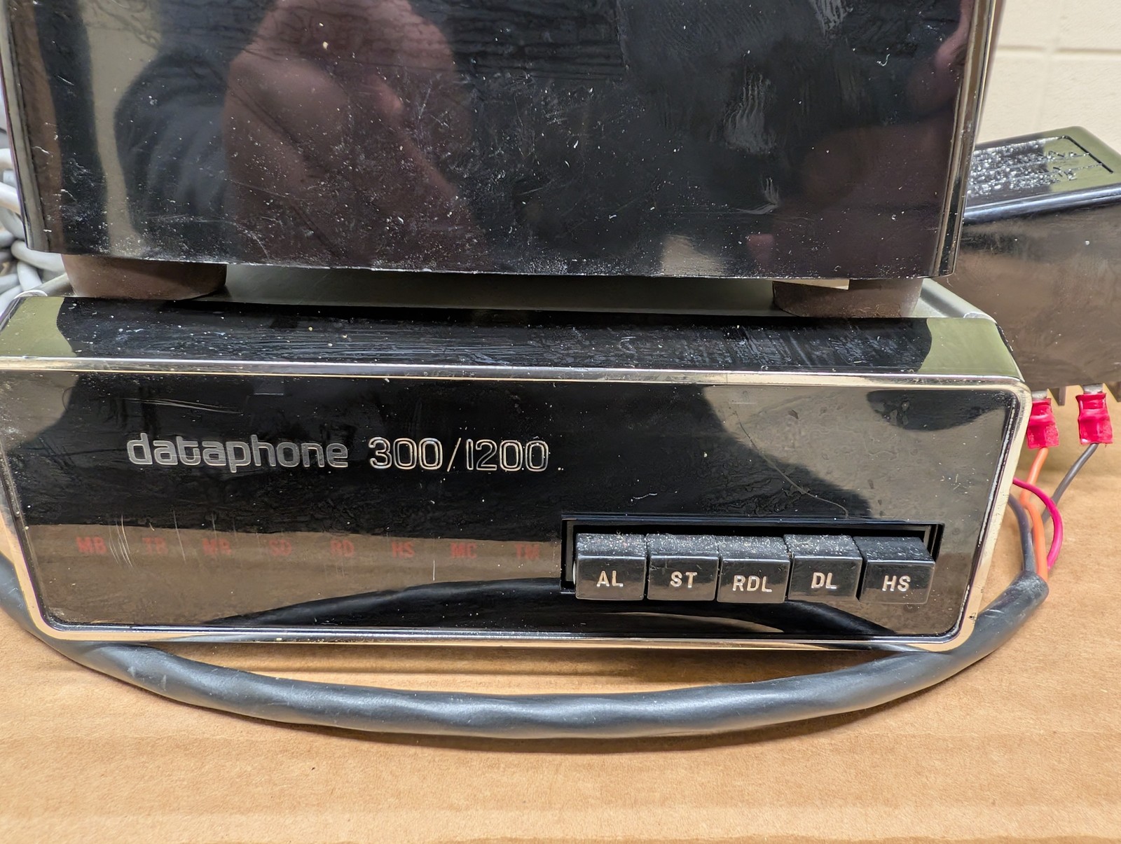 Bell System Dataphone 300/1200 Data Set 212A Modem Telephone + Manual Vintage
