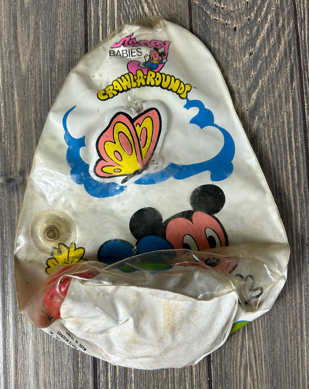 Vintage 1984 Disney Babies Crawl A Rounds Toy