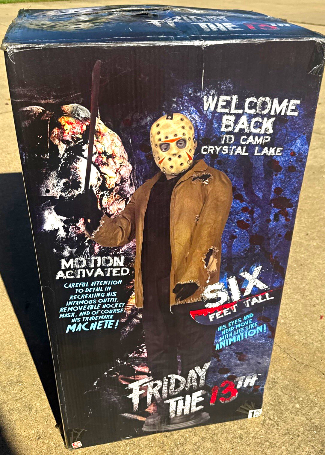Friday the 13th Jason Voorhees 6 ft Tall Animatronic Prop Figure Super Realistic