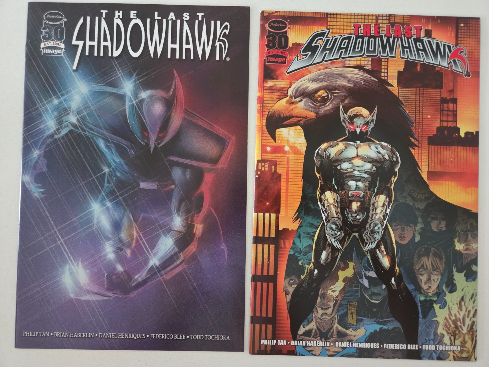 THE LAST SHADOWHAWK #1 SET OF 5 VARIANTS (2022) IMAGE COMICS VALENTINO A C D E F