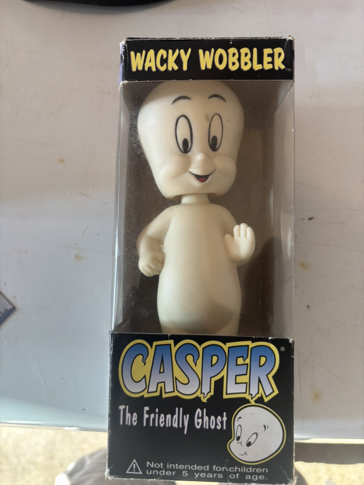Casper the Friendly Ghost  Vintage Funko Wacky Wobbler 2002 Original 