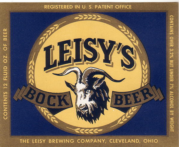 Leisy\'s Bock Beer Cleveland, OH Refrigerator / Tool Box Magnet