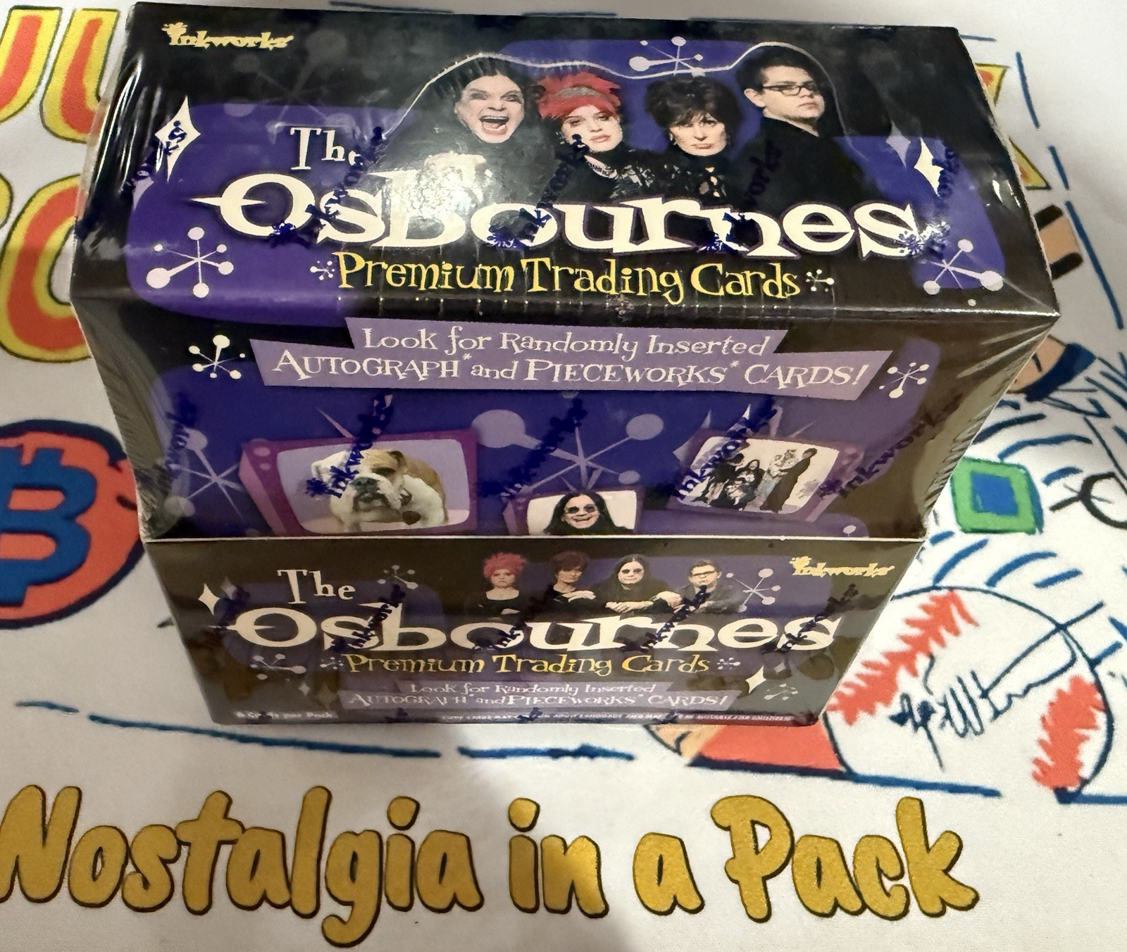Osbournes Trading Card Box 36 Packs Ozzy Inkworks 2002 Factory Sealed