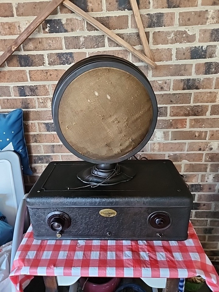 Antique Atwater Kent Model ? Radio Receiver & Radiola Model 100 Speaker Vintage