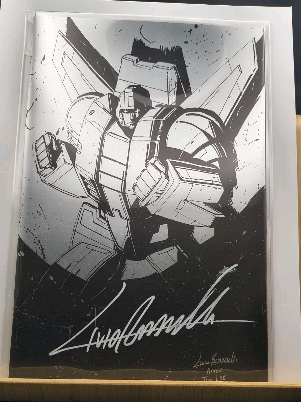 TRANSFORMERS VOID RIVALS #1 LIVIO RAMONDELLI Signed FOIL LTD 300 TOPSHELF