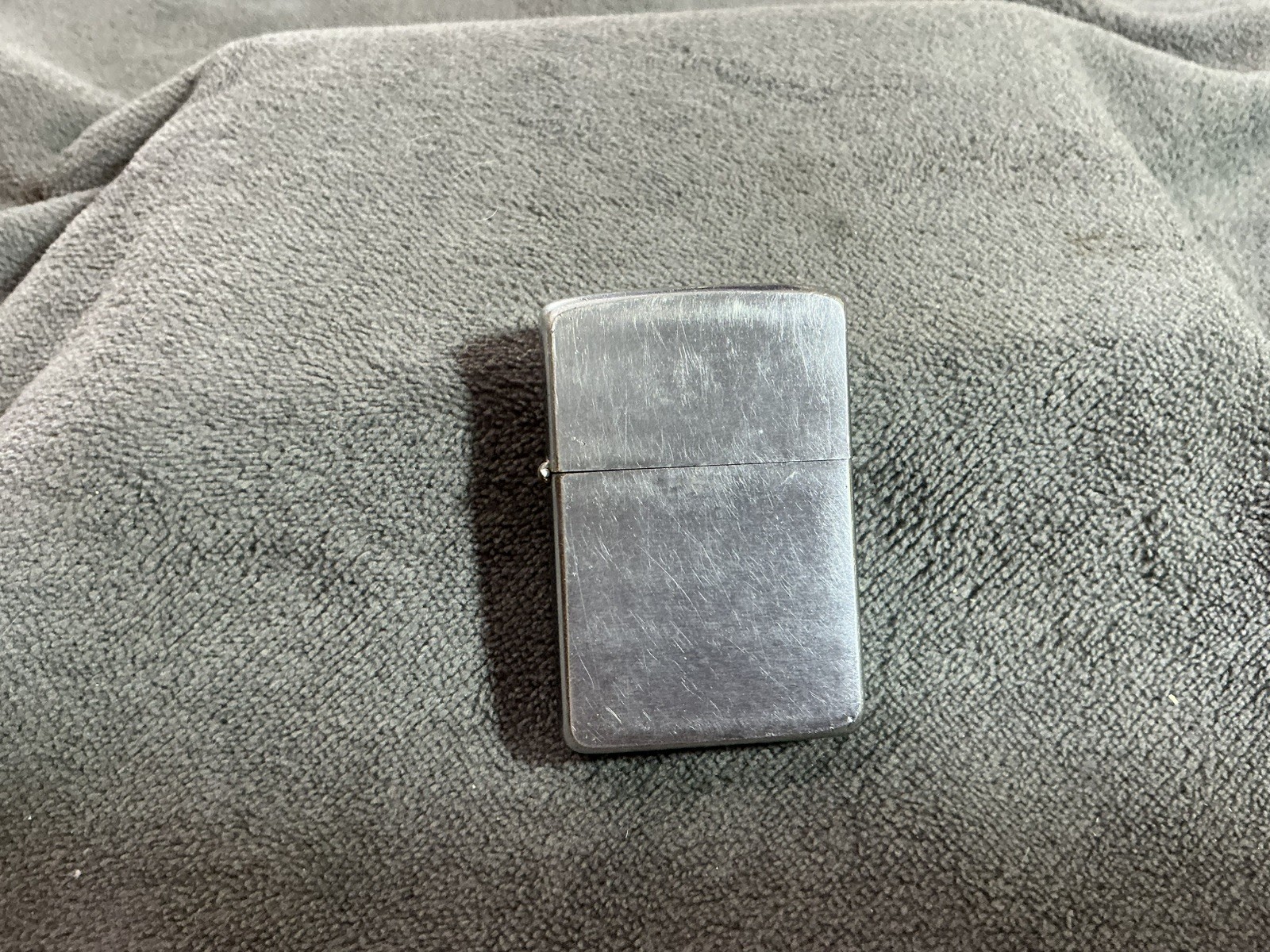Vintage 1959 Zippo Lighter Plain Chrome Works