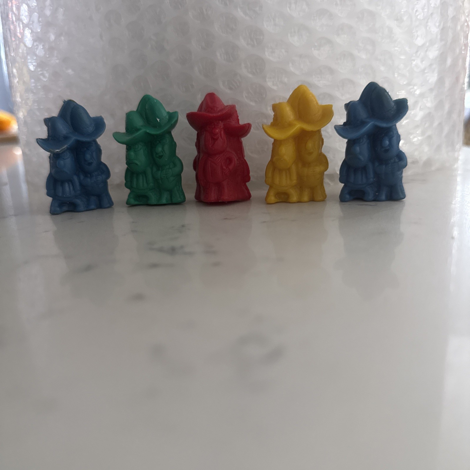 1970 Frito Corn Chips Muncha Bunch Bandito Trio Pencil Topper Eraser Set Of 5