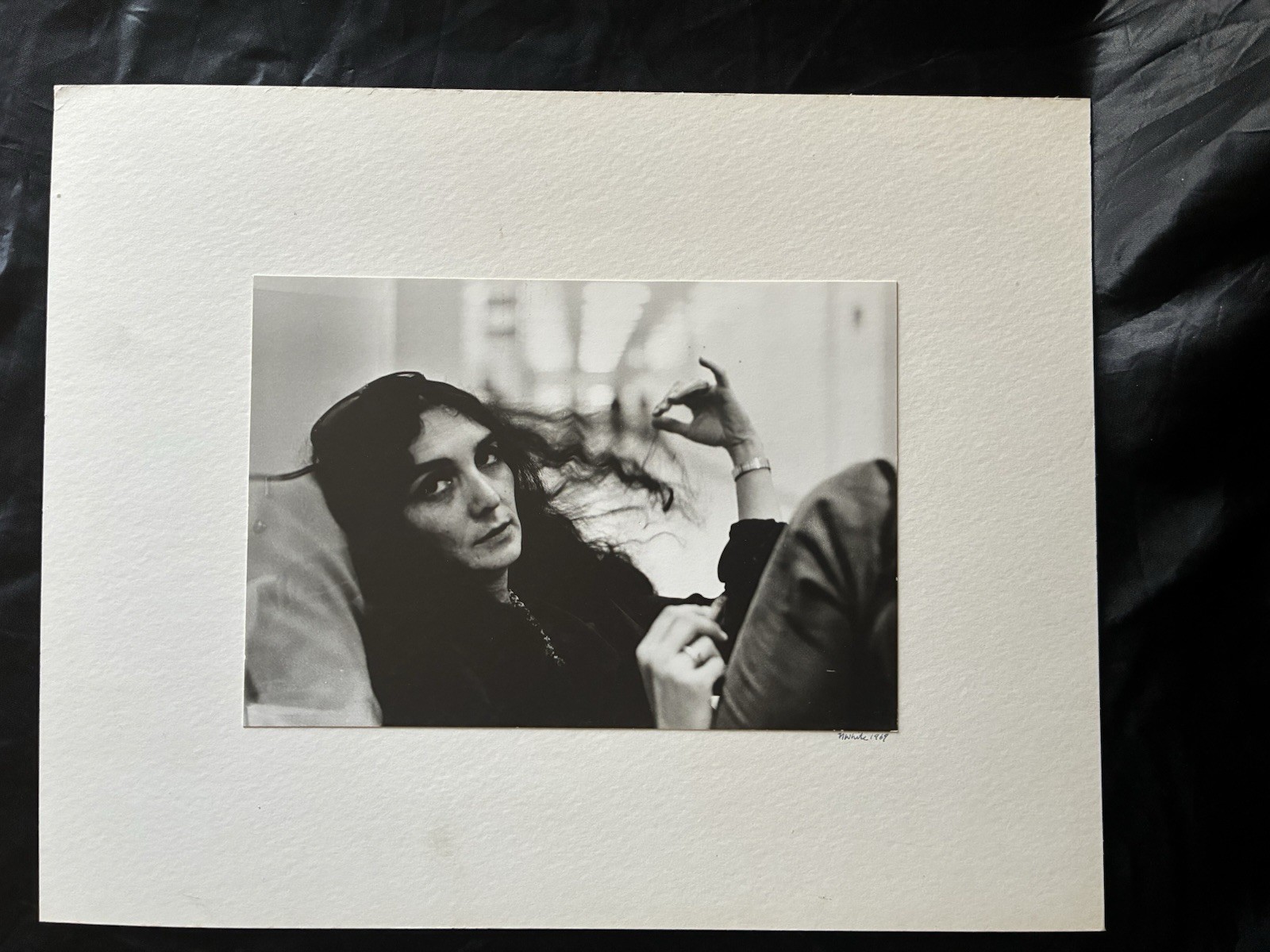 Chick Strand UCLA 1969 Portrait Neal White Signed Vintage Gelatin Silver Photo