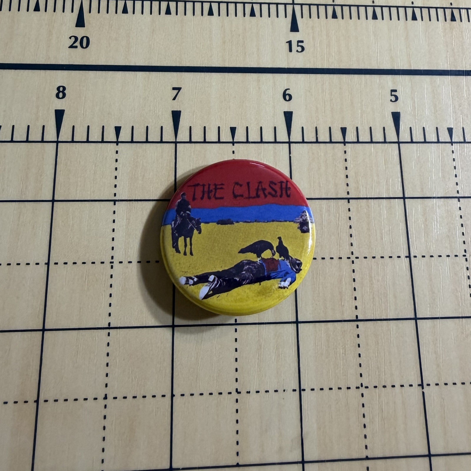 The Clash - 1.25” Button Pin | Give ‘Em Enough Rope | Punk Rock Pinback Badge
