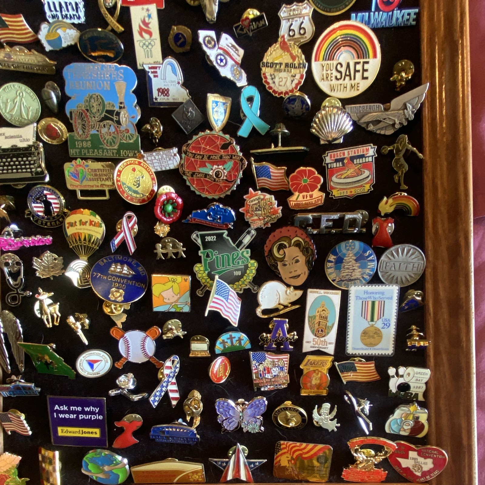 Large Lot Lapel Pins Approx 100 EI