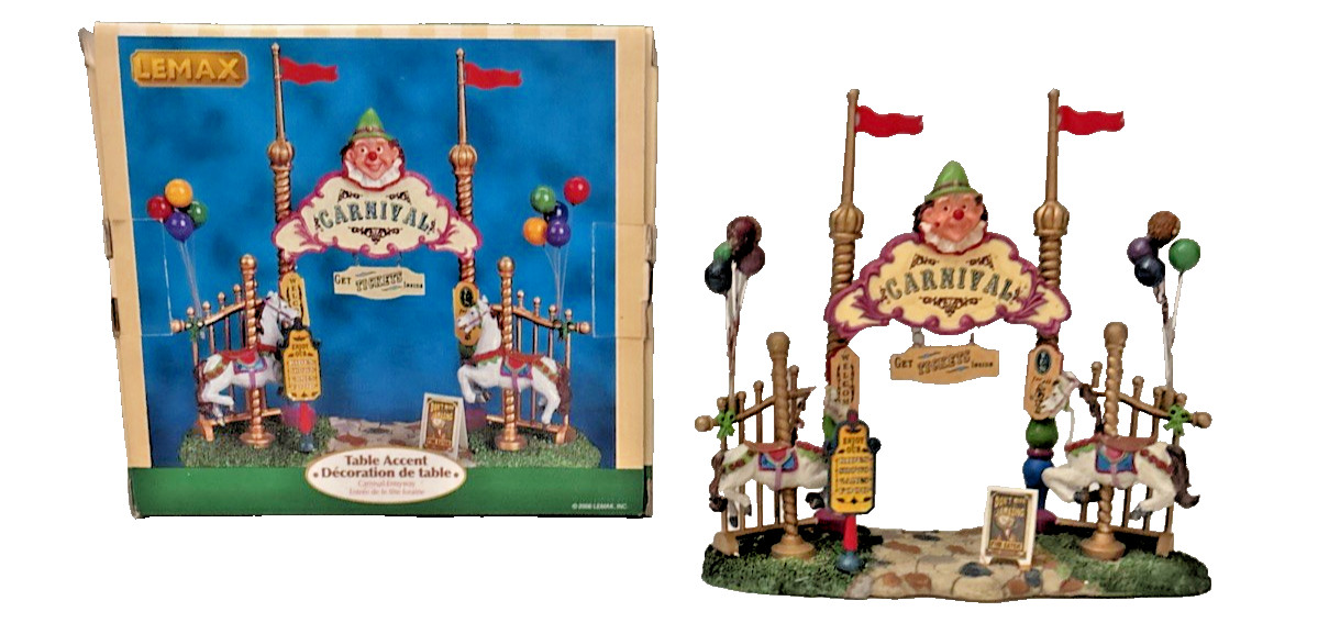 Lemax Carnival Entryway Holidays Seasons Lighted Village Table Accent Box 63580 Lemax Carnival Entryway Holidays Seasons Lighted Village Table Accent Box 63580