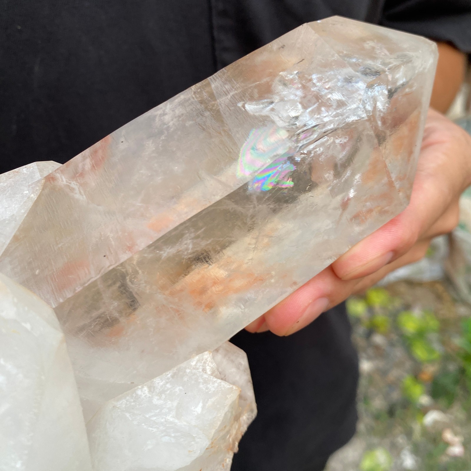 3.5lb Natural Clear White Quartz Crystal Cluster Rough Healing Specimen
