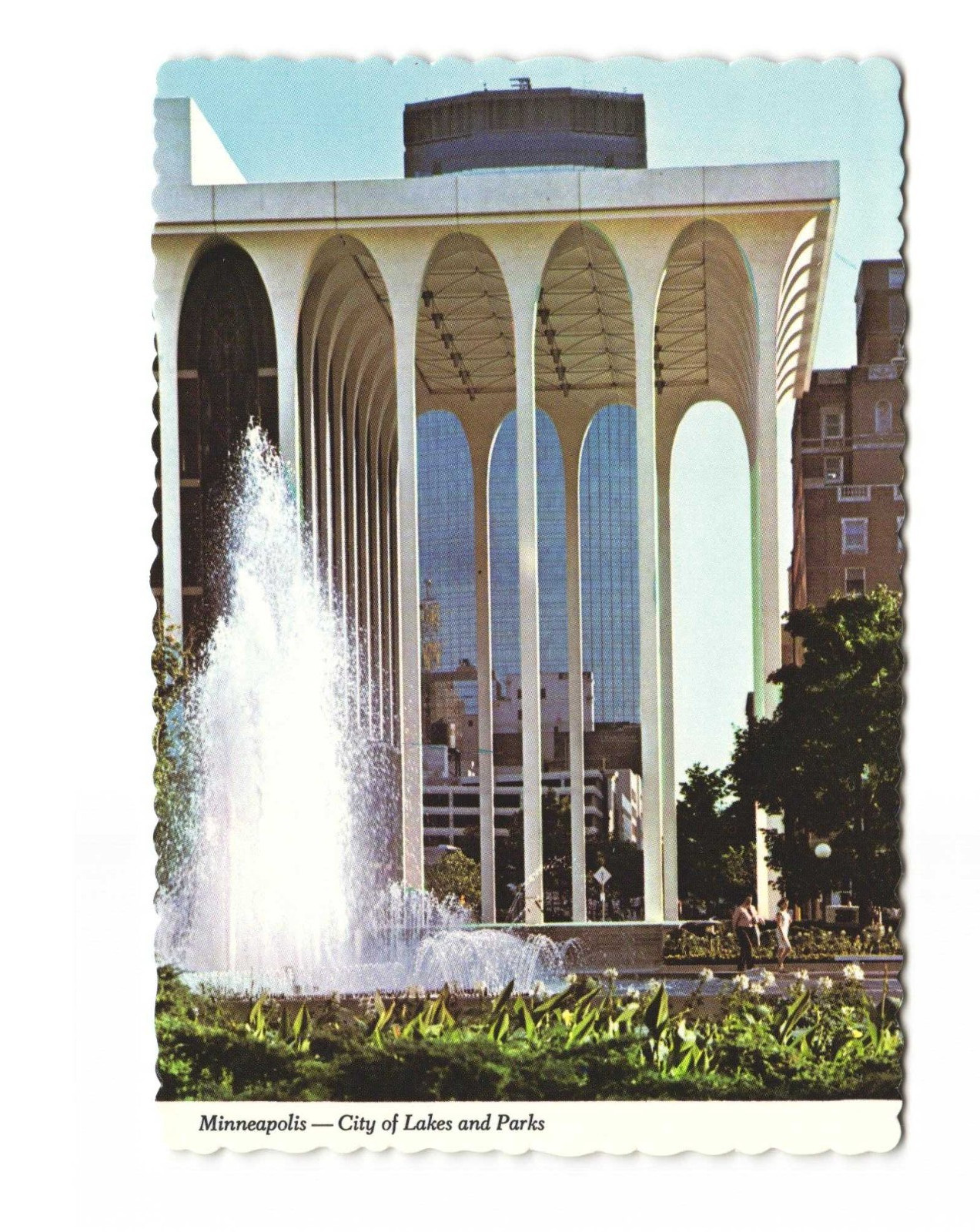 Minneapolis Minnesota city of Lakes and Parks vintage postcard unposted