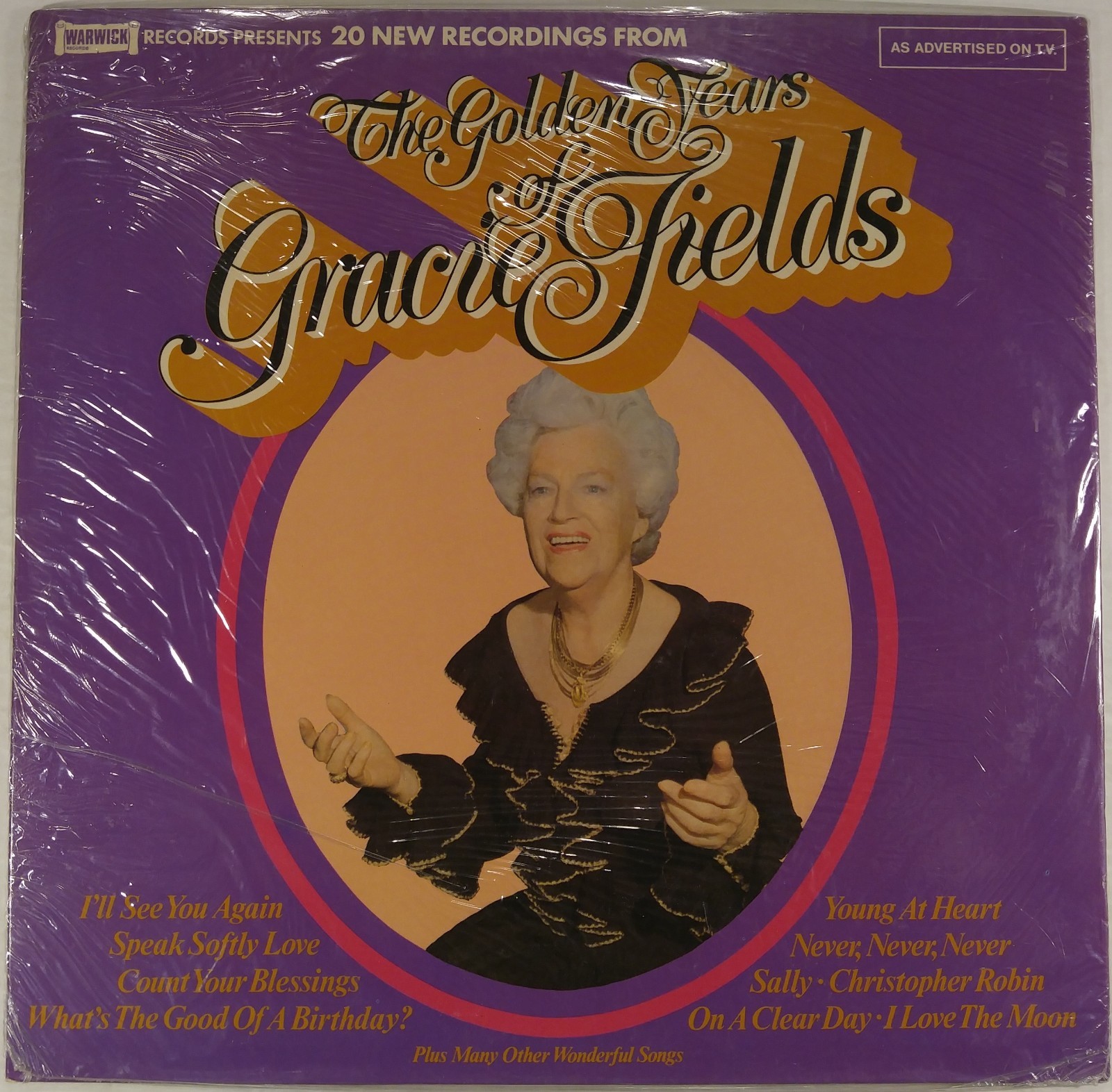 THE GOLDEN YEARS OF GRACIE FIELDS lp. New in shrinkwrap