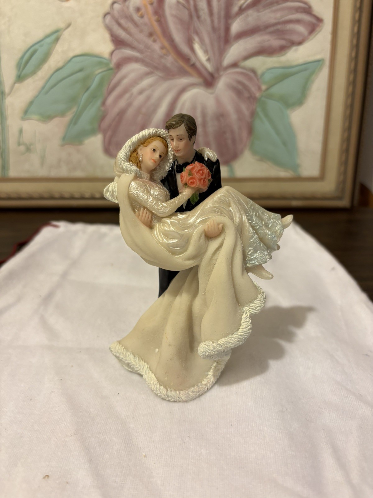 Vintage Roman Inc Wedding Bride Groom Figurine 1996 Kirkland’s Collectible