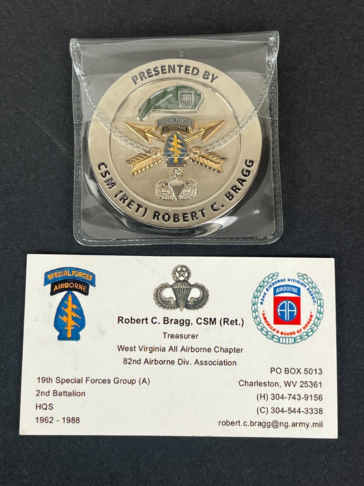 19th Special Forces Group Airborne Command Sergeant Major Robert Bragg Challenge