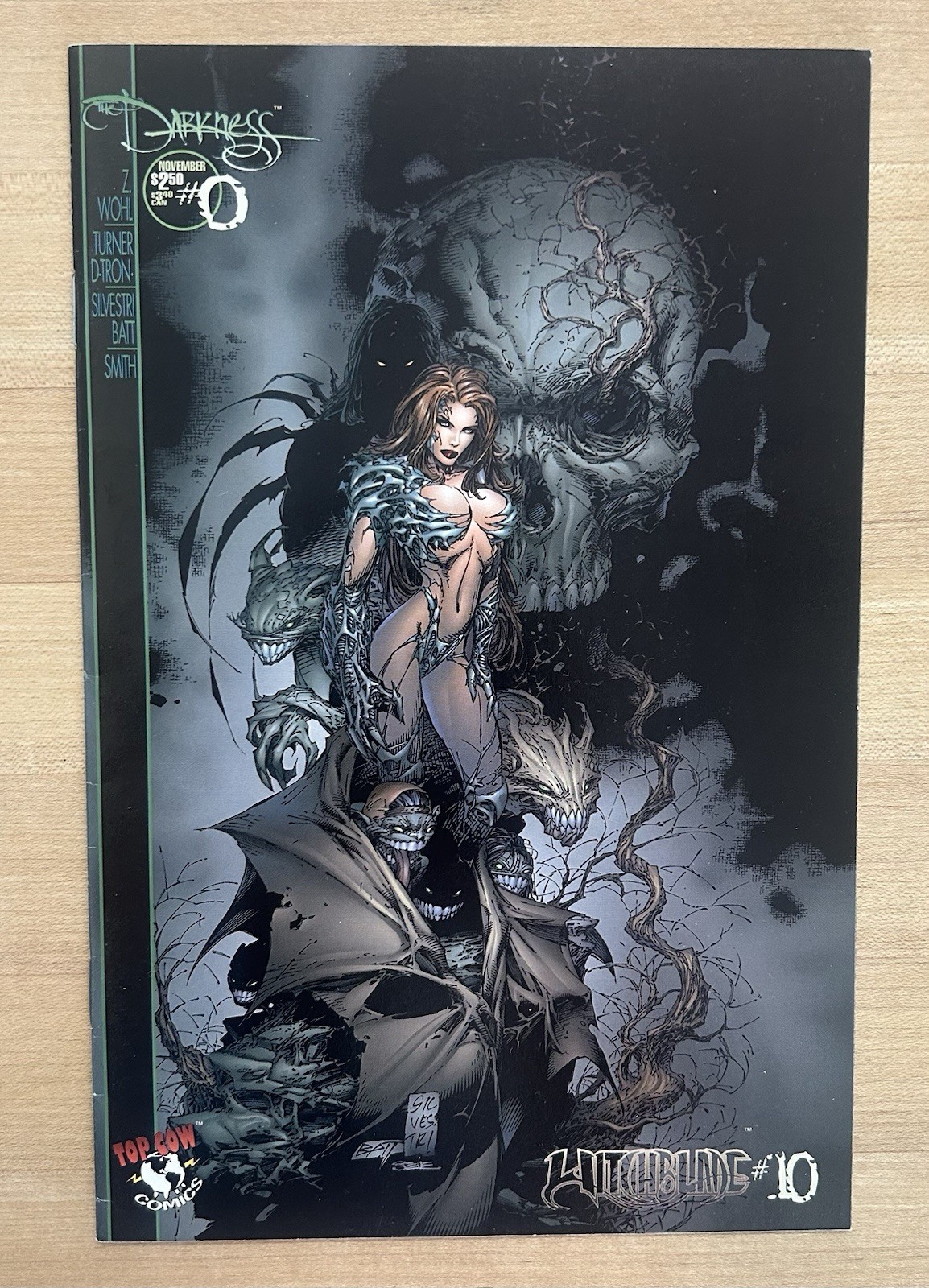 Darkeness #0 / Witchblade #10 Variant 1st Appearance The Darkness Top Cow 1996