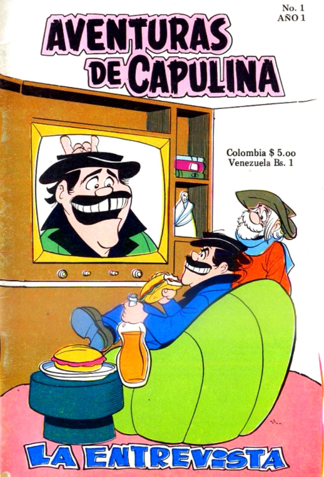 Aventuras Capulina 127 Revistas Comics Nostalgia + 1 Regalo Gratis (1 Pelicula)