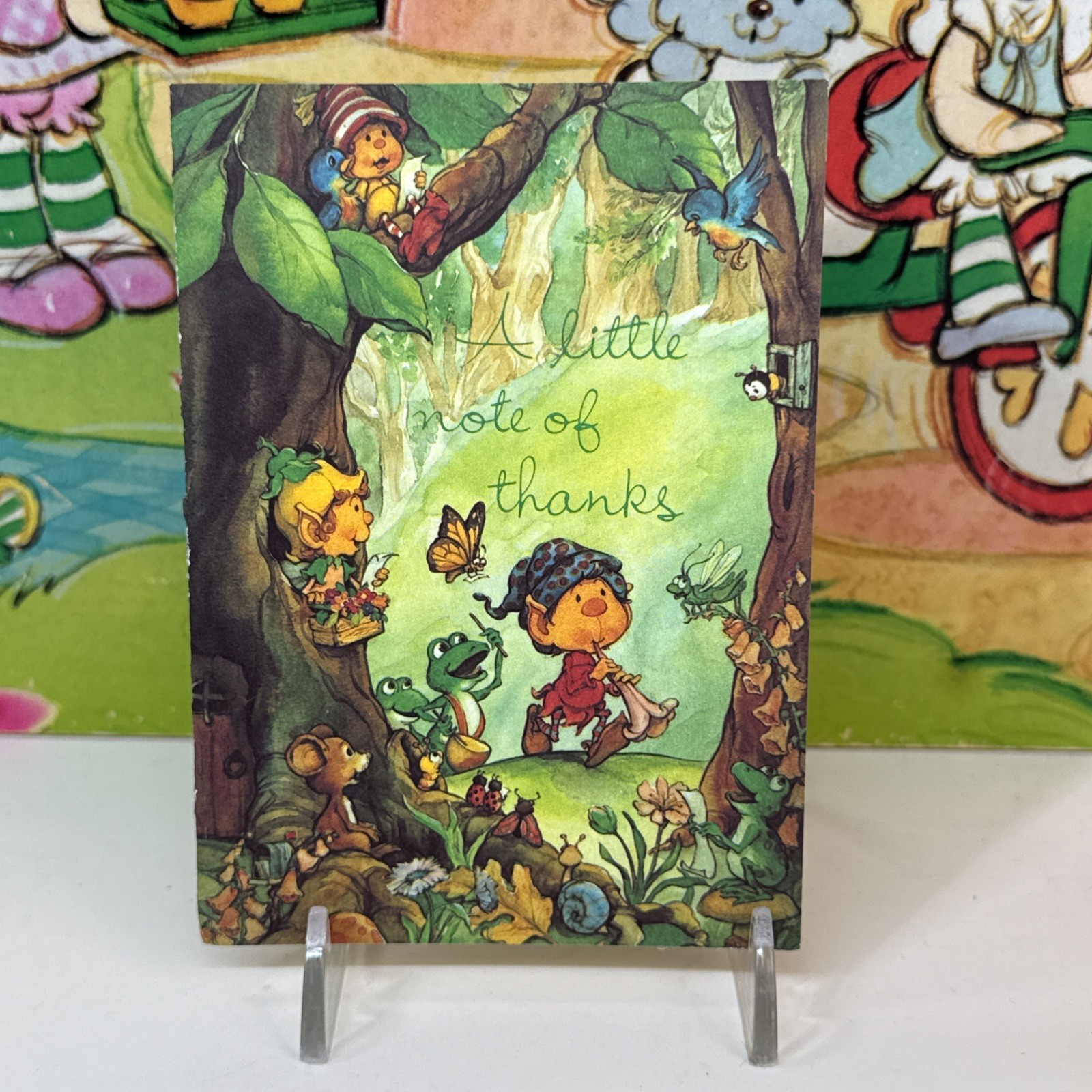 Beautiful Vintage Himself The Elf Birthday Note Card AGC