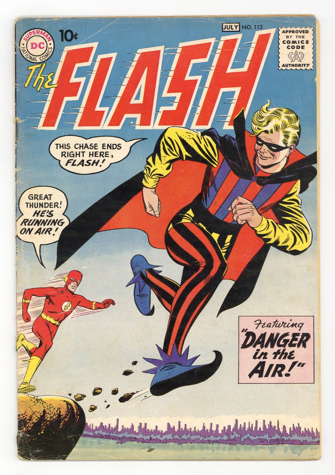 Flash #113 GD+ 2.5 1960 1st app. and origin Trickster