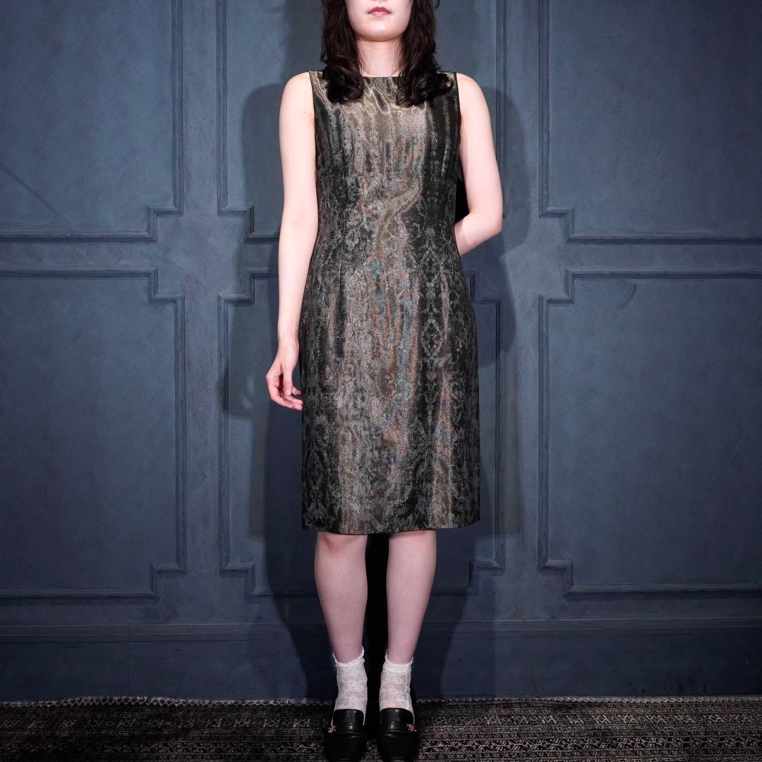 Etro Milano Pattern Design Sleeveless Dress Women Rare Luxury Designer Model Lim