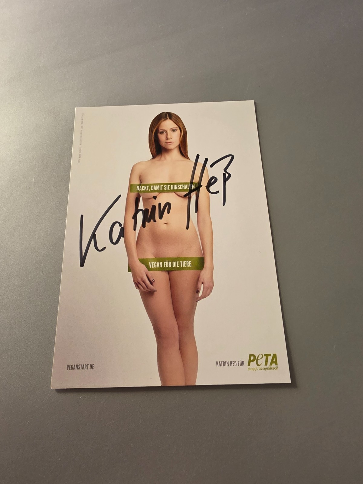 Katrin Hess - signed autograph card 10x15 autograph (SB009)