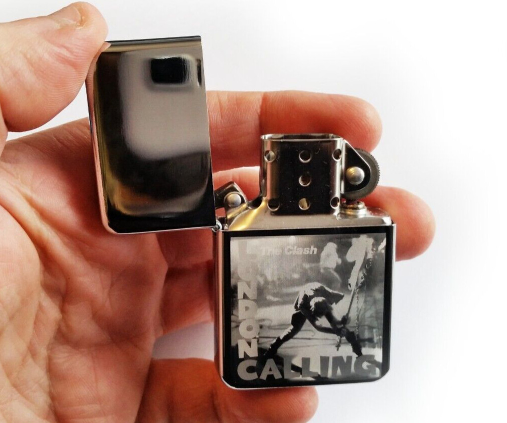 The Clash London Calling Engraved Lighter With Gift Box - FREE ENGRAVING