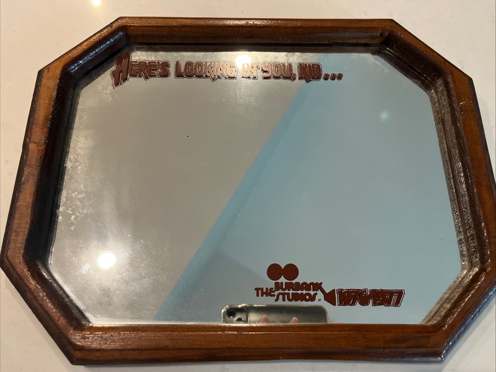 Vtg 76 Burbank Studios Casablanca Mirror Limited Edition #30/350. Warner Bros.