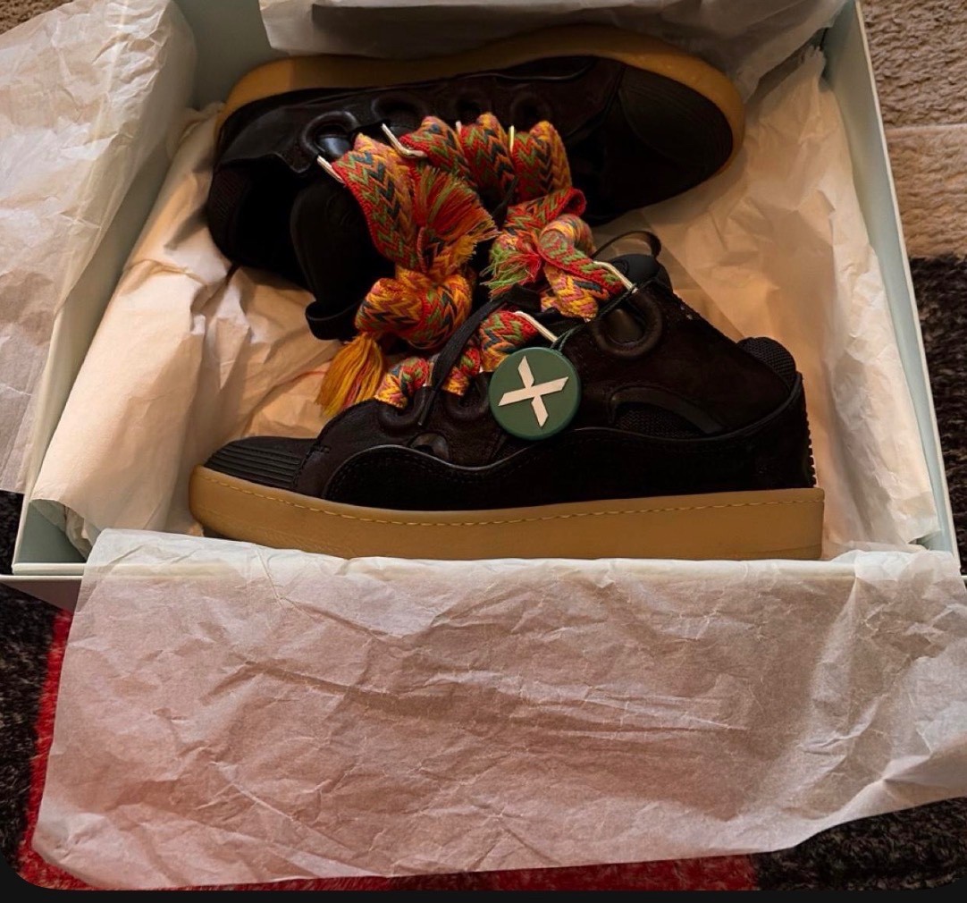 lanvin curb sneakers 41