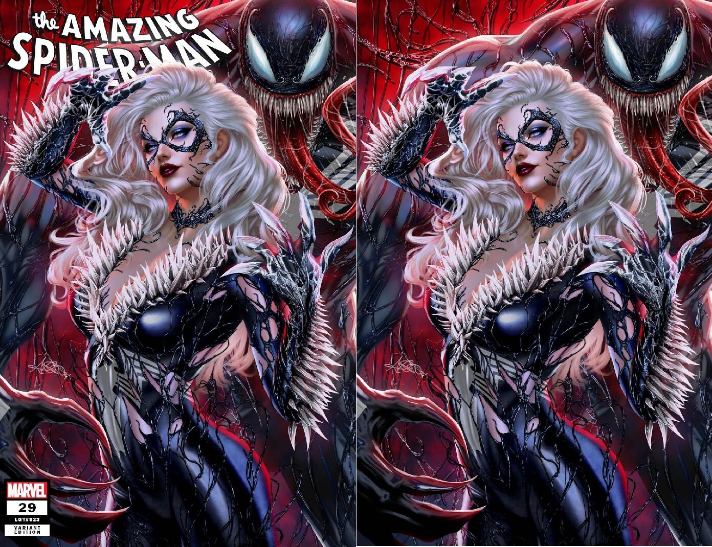 AMAZING SPIDERMAN 29 ARIEL DIAZ VIRGIN VARIANT SET NM VENOMIZED vol 6 2023