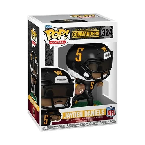 Jayden Daniels Funko Pop NFL Series 15 Vinyl Figure #324 Washington Commanders