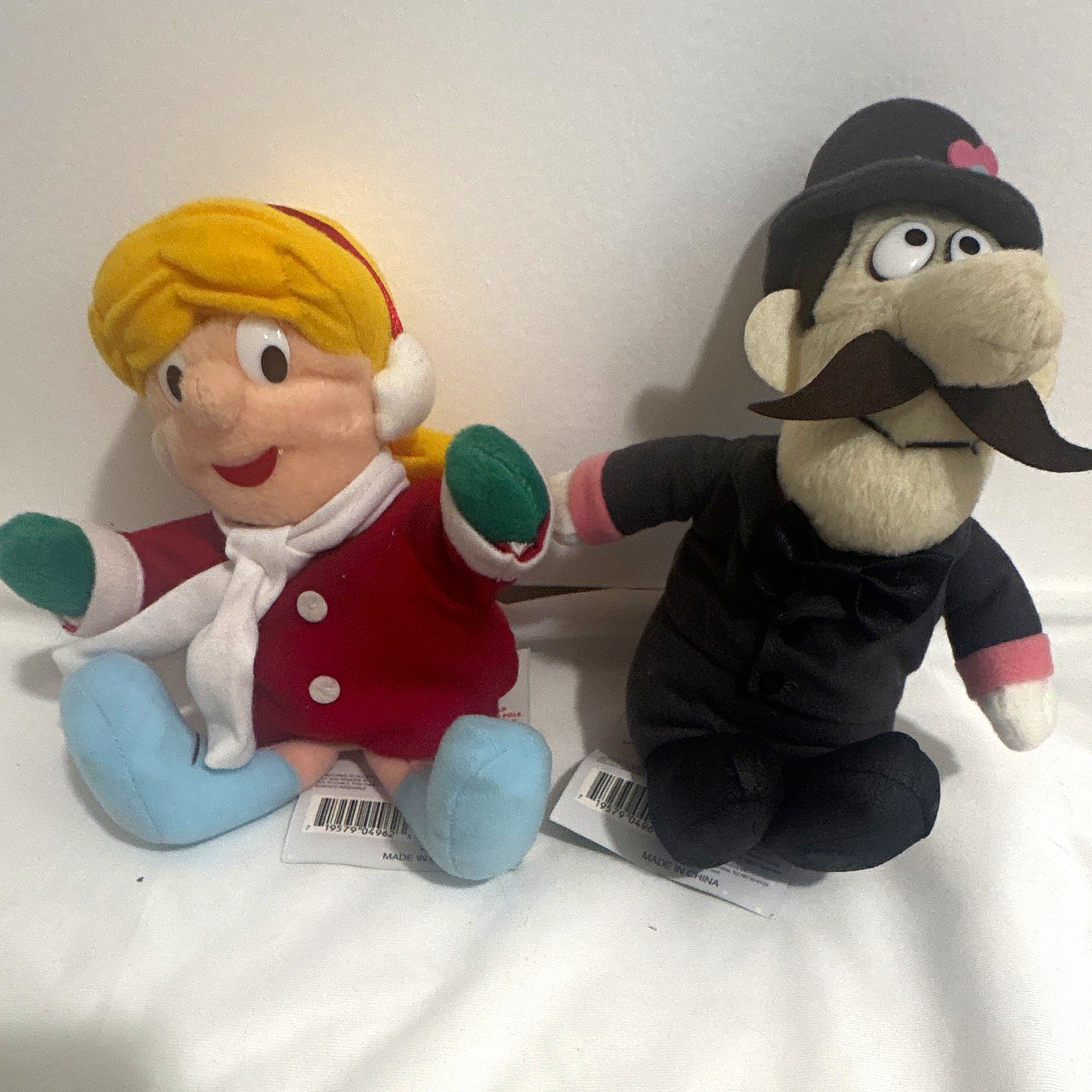 Vintage 1999 Karen & Professor Hinkle  Collectable Beans W/Tag FrostyThe Snowman