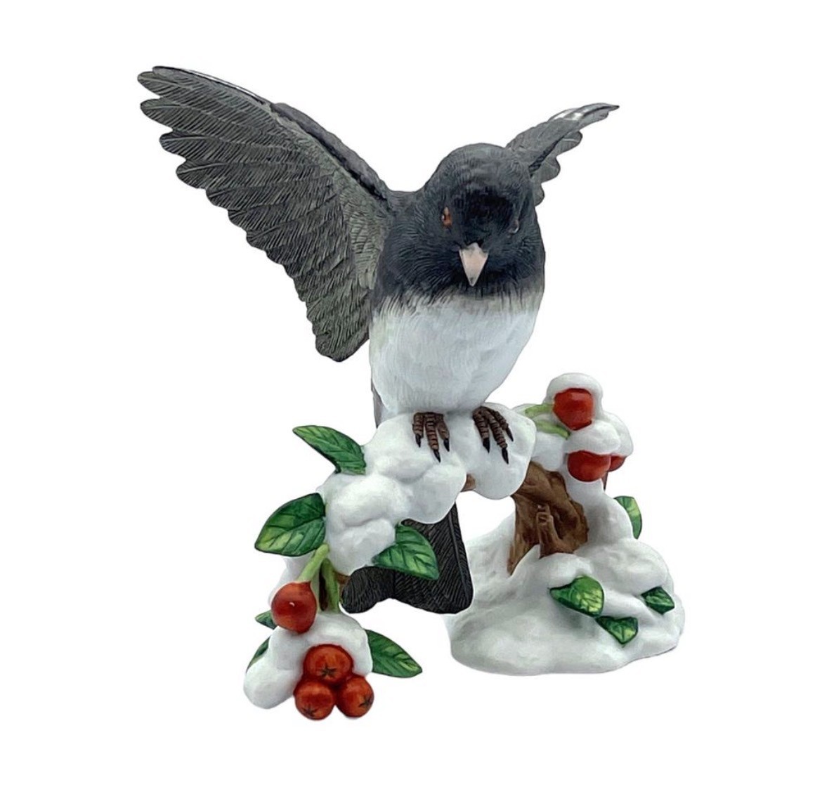 Vintage Lenox Dark-Eyed Junco Fine Porcelain 1991 Figurine