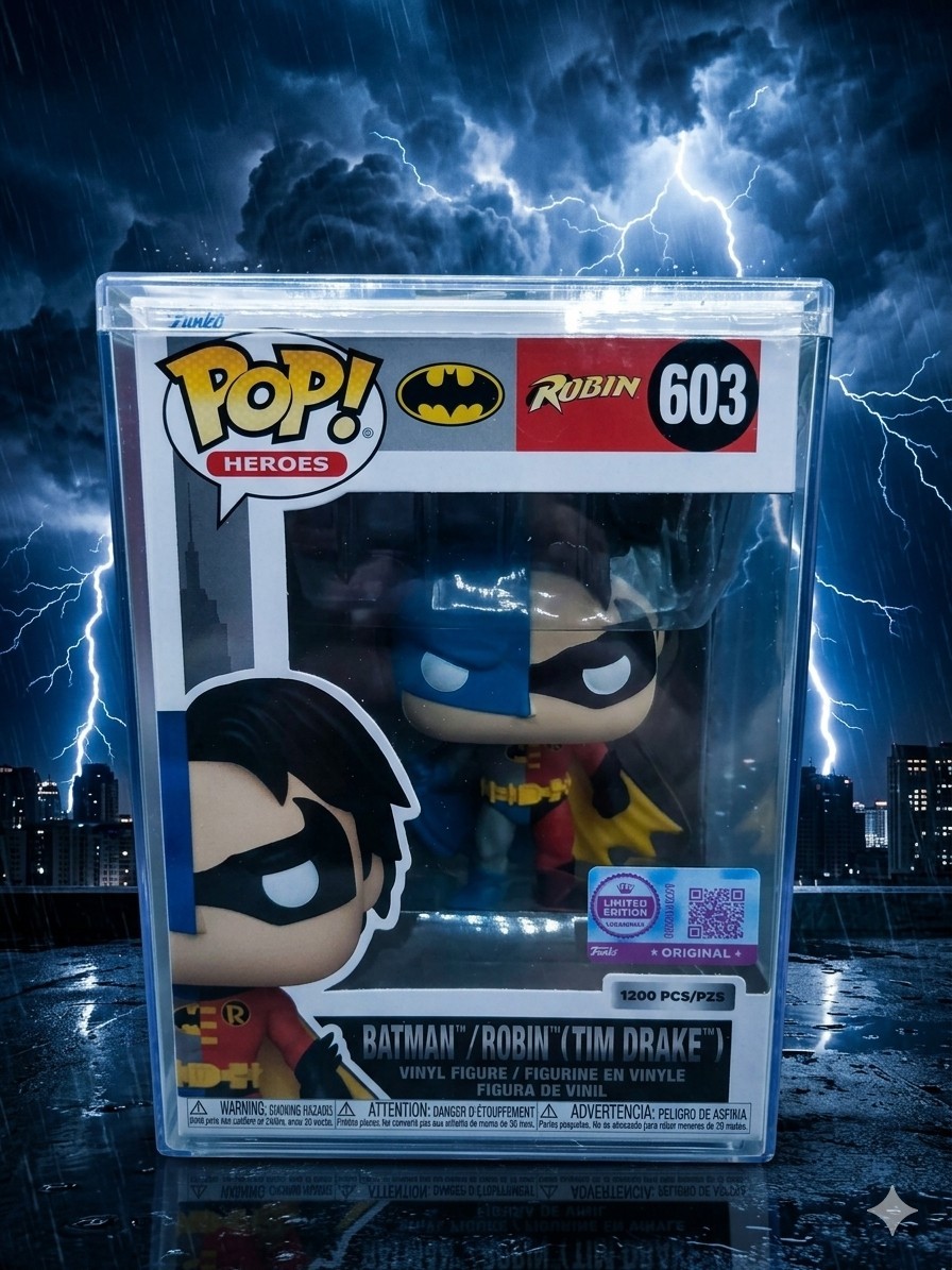 Funko Pop Batman/Robin (Tim Drake) #603 with Protector - NEW IN HAND - LE 1200