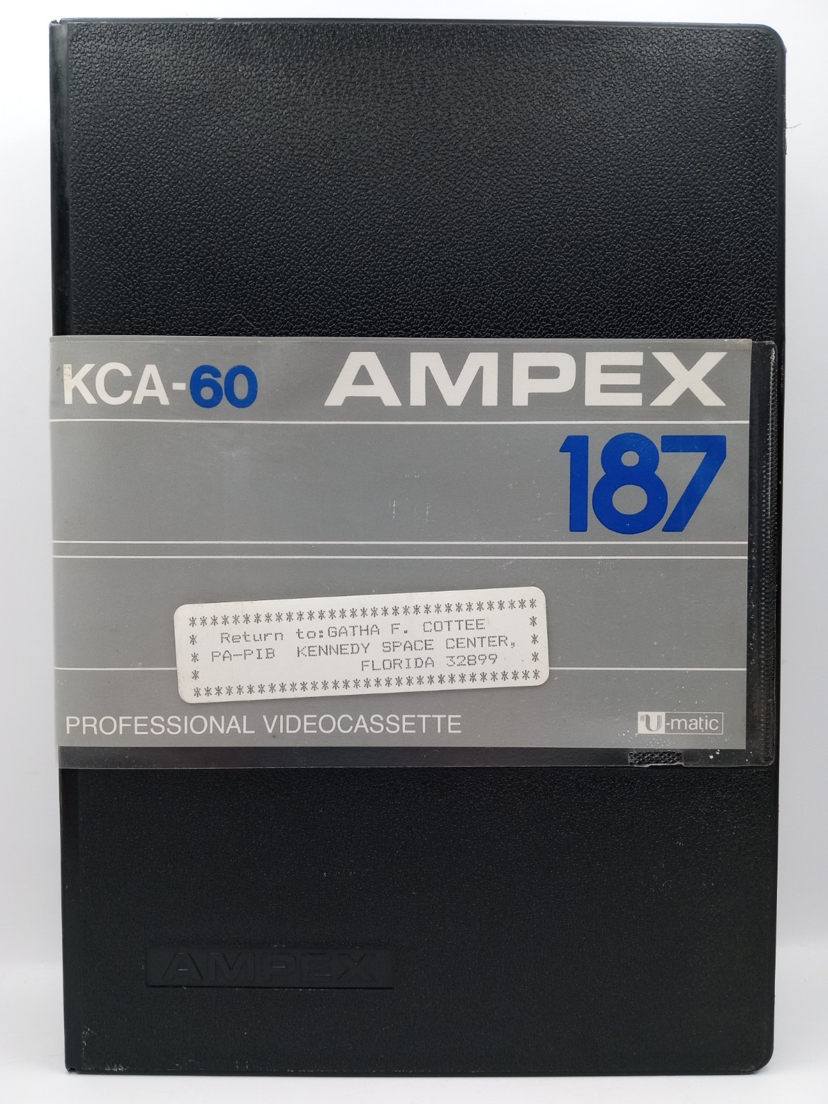 NASA GOES-G Delta Rocket 178 Launch Failure U-Matic Magnetic Tape 1986 Press